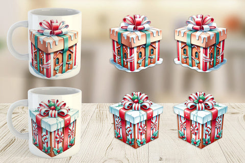 Mug Wrap Gift Box Sublimation artnoy 