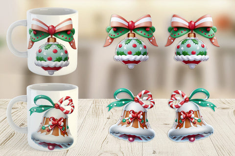 Mug Wrap Gingerbread Ornament Sublimation artnoy 