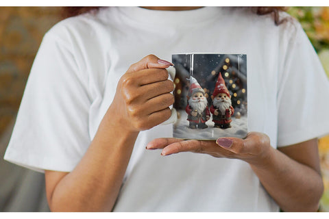 Mug Wrap Gnomes Christmas Sublimation artnoy 