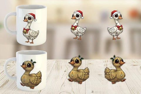 Mug Wrap Goose Voodoo Doll Sublimation artnoy 