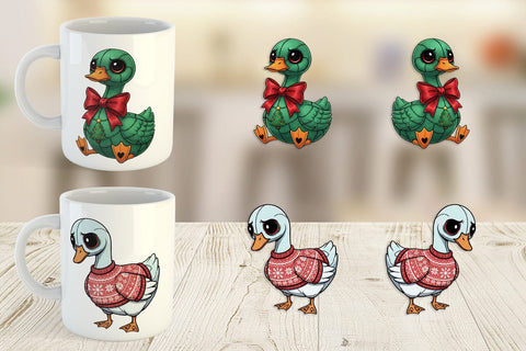 Mug Wrap Goose Voodoo Doll Sublimation artnoy 