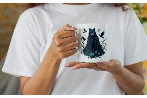 Mug Wrap Gothic Enchanted Beasts Sublimation artnoy 
