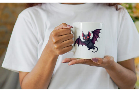 Mug Wrap Gothic Halloween Creatures Sublimation artnoy 