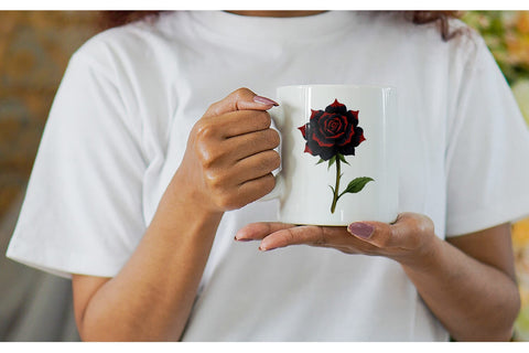Mug Wrap Gothic Halloween Elegance Sublimation artnoy 