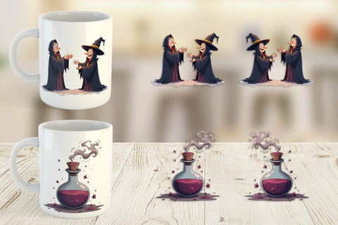 Mug Wrap Gothic Halloween Miscellaneous Sublimation artnoy 