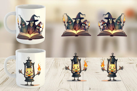 Mug Wrap Gothic Halloween Miscellaneous Sublimation artnoy 