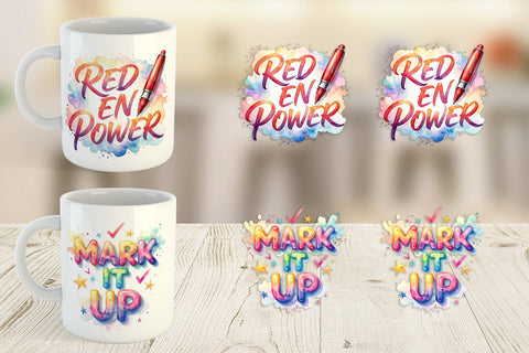 Mug Wrap Grading Humor Quotes Sublimation artnoy 