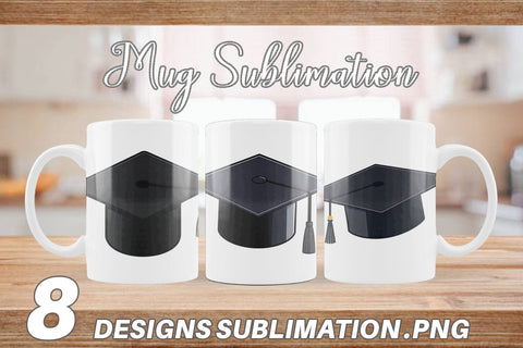Mug Wrap Graduation Cap Sublimation artnoy 