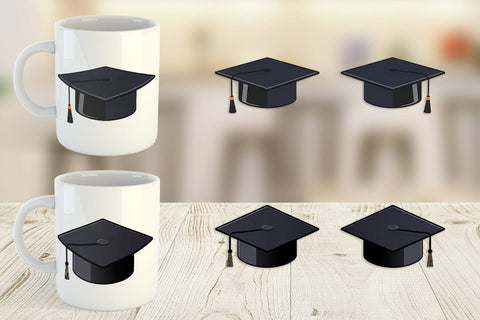 Mug Wrap Graduation Cap Sublimation artnoy 