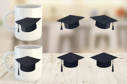 Mug Wrap Graduation Cap Sublimation artnoy 