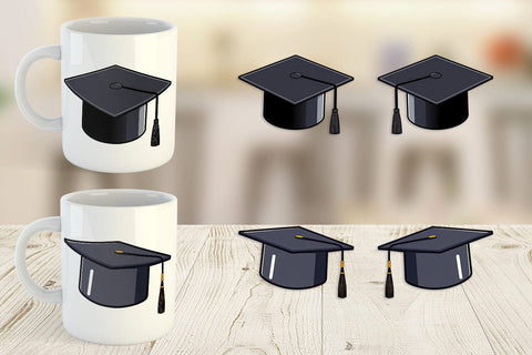 Mug Wrap Graduation Cap Sublimation artnoy 