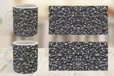 Mug Wrap Gravel Texture Sublimation artnoy 