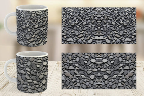 Mug Wrap Gravel Texture Sublimation artnoy 