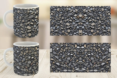Mug Wrap Gravel Texture Sublimation artnoy 