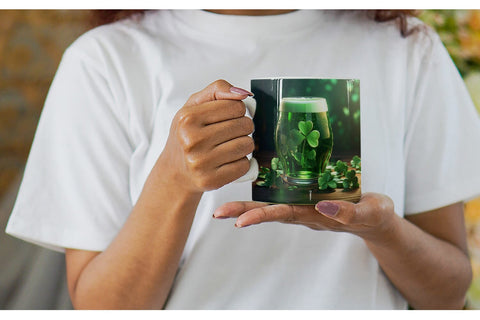 Mug Wrap Green Beer Patrick's Day Sublimation artnoy 