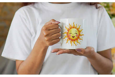 Mug Wrap Groovy Garden Mama Sublimation artnoy 