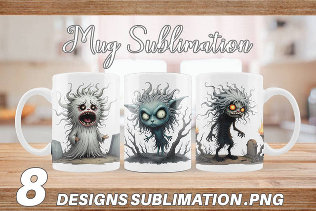 Mug Wrap Grumpy Banshee Sublimation artnoy 