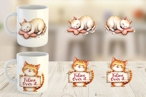 Mug Wrap Grumpy Cats Sublimation artnoy 