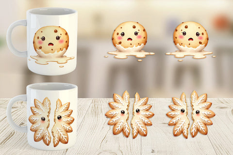 Mug Wrap Grumpy Cookies Sublimation artnoy 