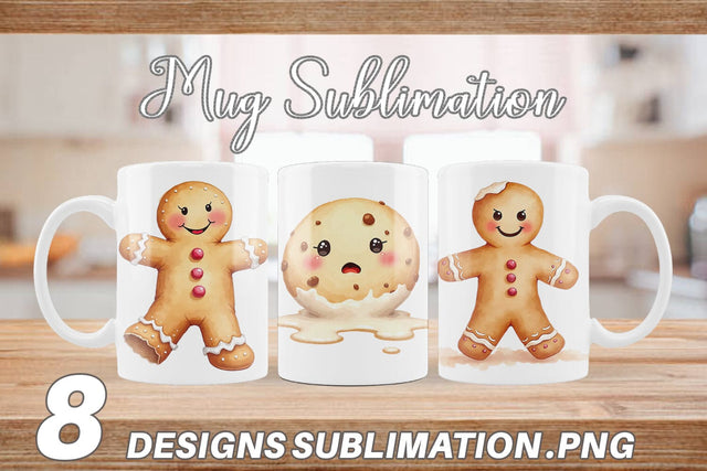Mug Wrap Grumpy Cookies Sublimation artnoy 