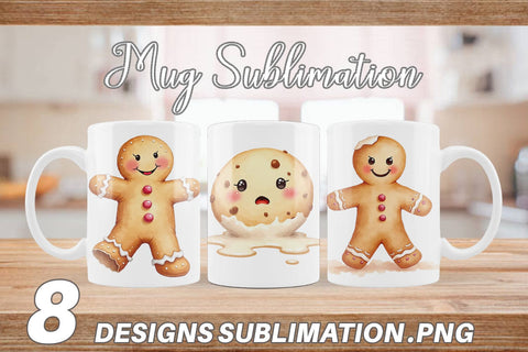 Mug Wrap Grumpy Cookies Sublimation artnoy 