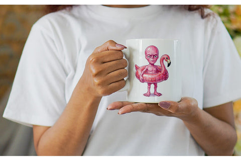 Mug Wrap Grumpy Cosmic Vacation Sublimation artnoy 
