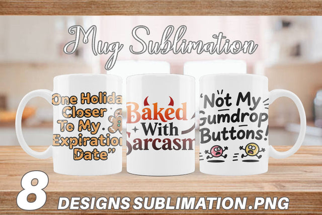 Mug Wrap Grumpy Gingerbread Man Quotes Sublimation artnoy 