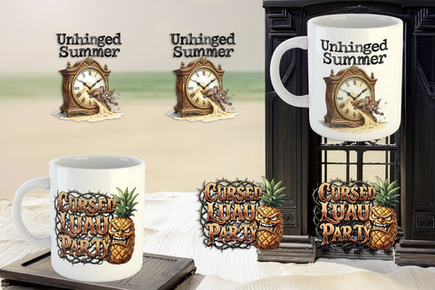 Mug Wrap Grumpy Gothic Summerween Quote Sublimation artnoy 