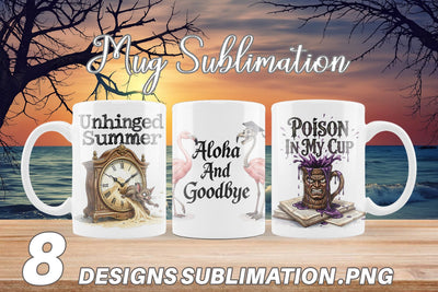 Mug Wrap Grumpy Gothic Summerween Quote Sublimation artnoy 