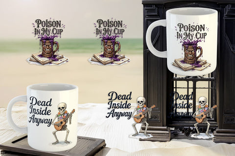 Mug Wrap Grumpy Gothic Summerween Quote Sublimation artnoy 