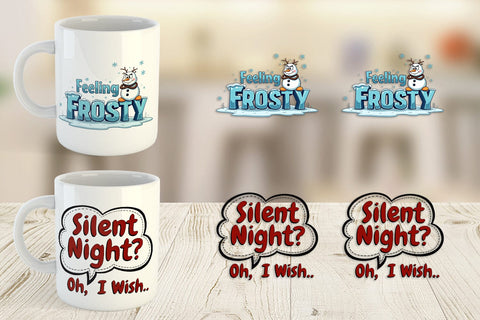 Mug Wrap Grumpy Greetings A Bah Humbug Quote Sublimation artnoy 