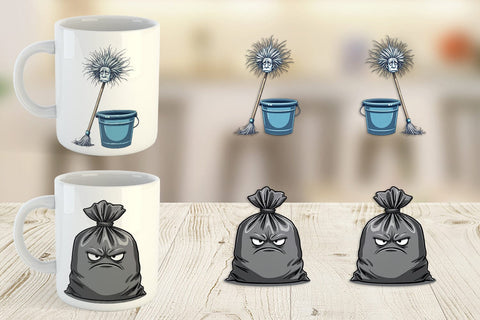 Mug Wrap Grumpy Household Sublimation artnoy 