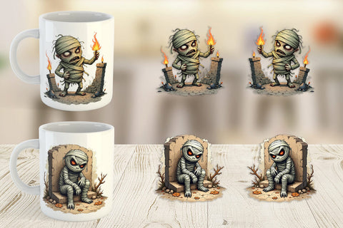 Mug Wrap Grumpy Mummy Sublimation artnoy 