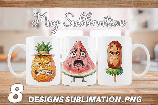 Mug Wrap Grumpy Summerween Luau Treats Sublimation artnoy 