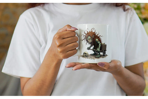 Mug Wrap Grumpy Troll Sublimation artnoy 