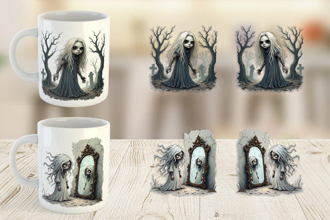 Mug Wrap Grumpy White Lady Sublimation artnoy 