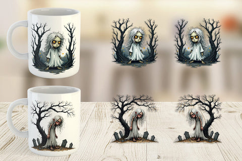 Mug Wrap Grumpy White Lady Sublimation artnoy 