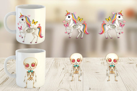 Mug Wrap Halloween Characters Sublimation artnoy 