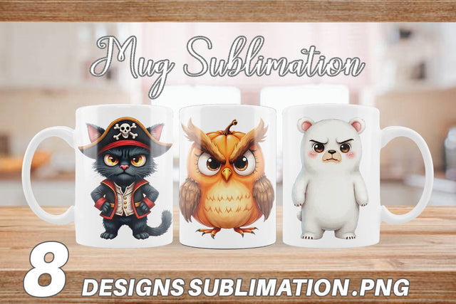 Mug Wrap Halloween Critters Sublimation artnoy 