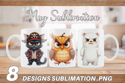 Mug Wrap Halloween Critters Sublimation artnoy 