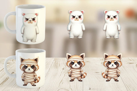 Mug Wrap Halloween Critters Sublimation artnoy 