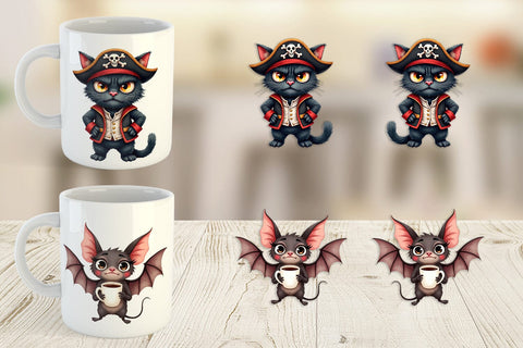Mug Wrap Halloween Critters Sublimation artnoy 