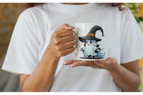 Mug Wrap Halloween Ghost Sublimation artnoy 