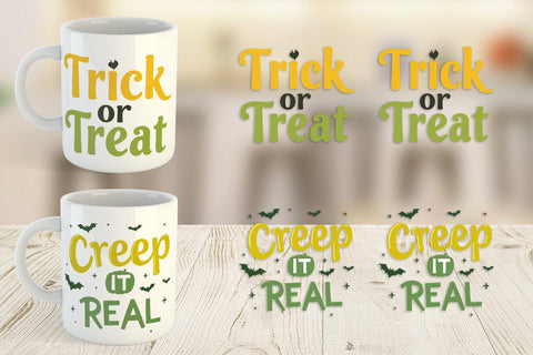 Mug Wrap Halloween Quotes Sublimation artnoy 
