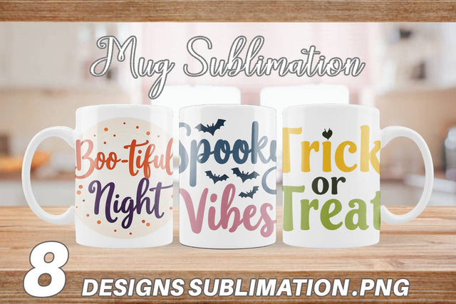 Mug Wrap Halloween Quotes Sublimation artnoy 