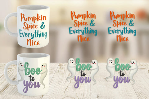 Mug Wrap Halloween Quotes Sublimation artnoy 