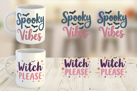 Mug Wrap Halloween Quotes Sublimation artnoy 