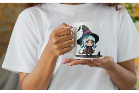 Mug Wrap Halloween Spooky Witch Sublimation artnoy 