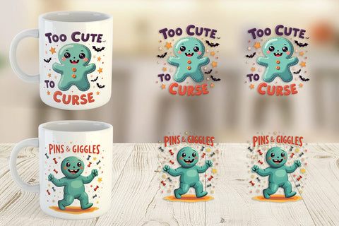 Mug Wrap Halloween Voodoo Doll Sublimation artnoy 