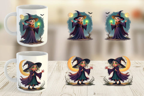 Mug Wrap Halloween Witch Spell Sublimation artnoy 